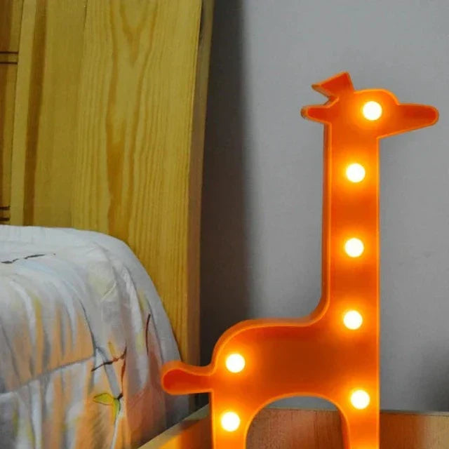 Animal-Themed Table Lamp with Warm LED Glow