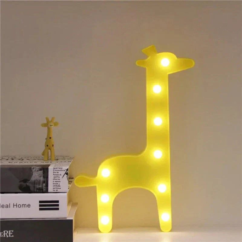 Animal-Themed Table Lamp with Warm LED Glow