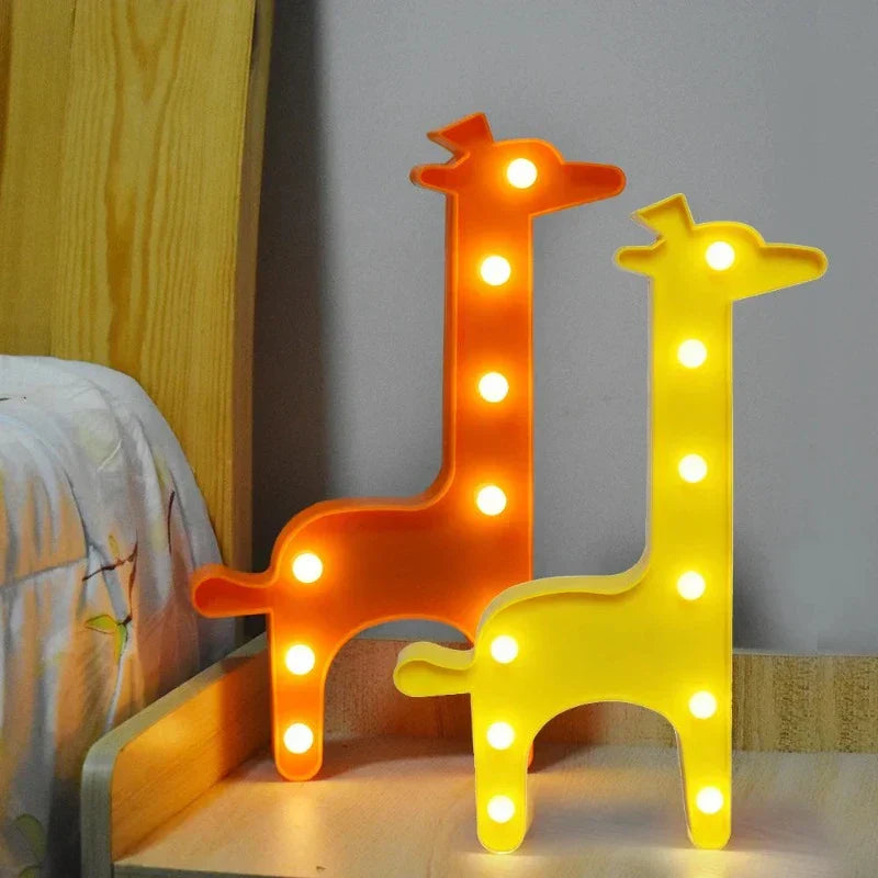 Animal-Themed Table Lamp with Soft LED Glow