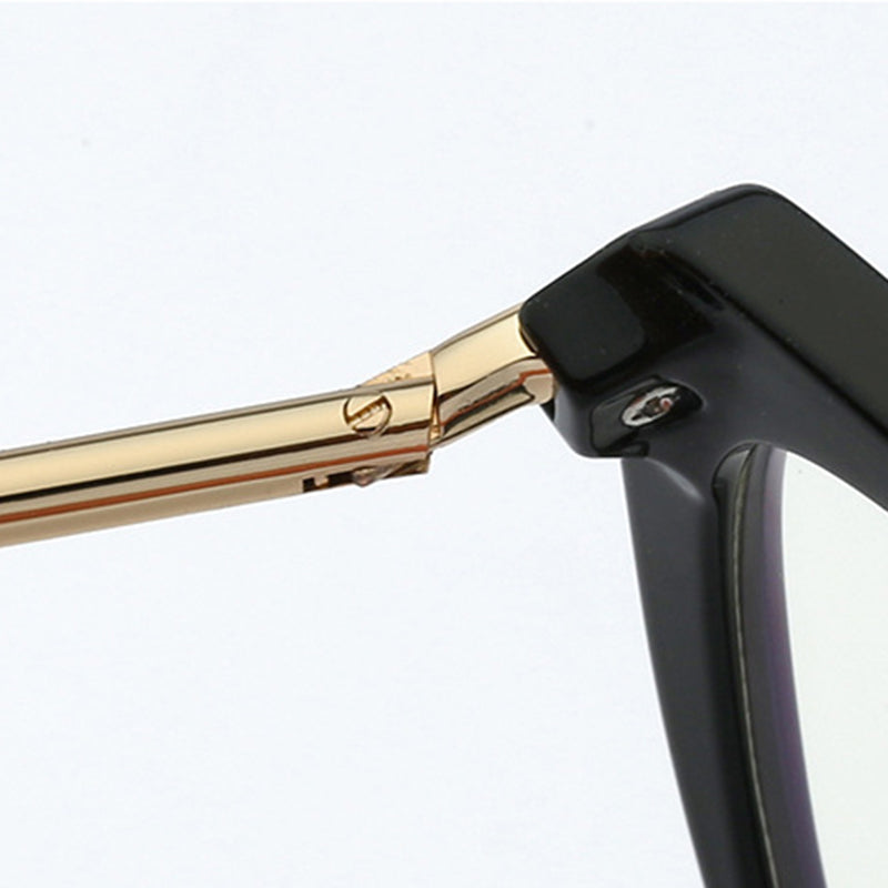 Cat-Eye TR90 Glasses with Blue Light Filter and UV Protection