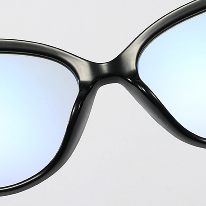 Cat-Eye TR90 Glasses with Blue Light Filter and UV Protection