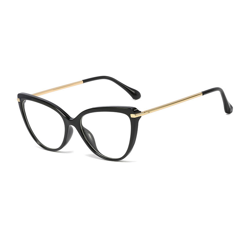 Cat-Eye TR90 Glasses with Blue Light Filter and UV Protection