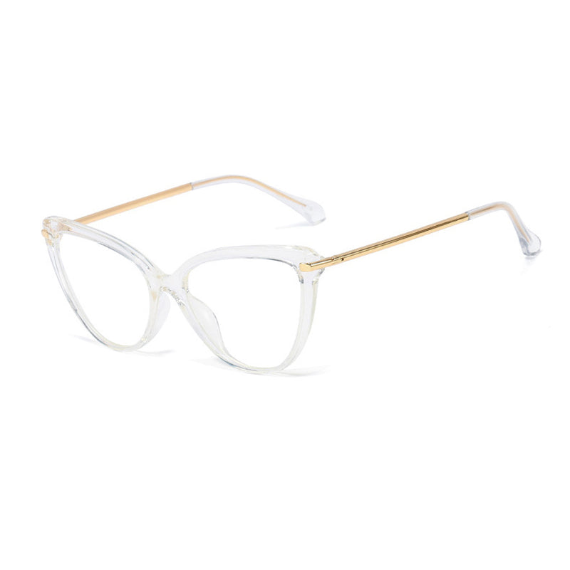 Cat-Eye TR90 Glasses with Blue Light Filter and UV Protection