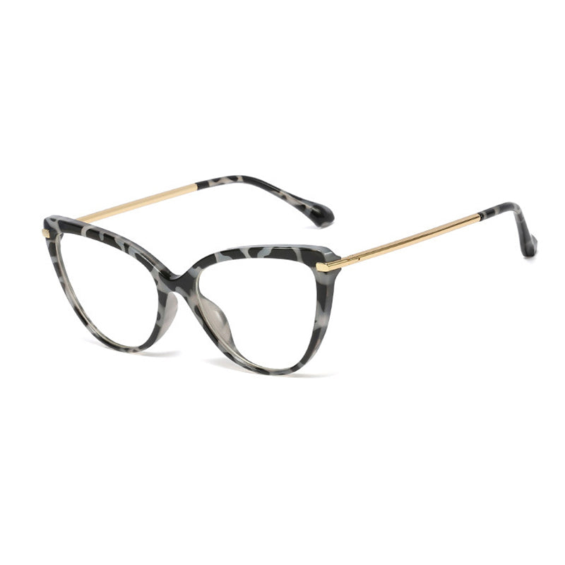 Cat-Eye TR90 Glasses with Blue Light Filter and UV Protection