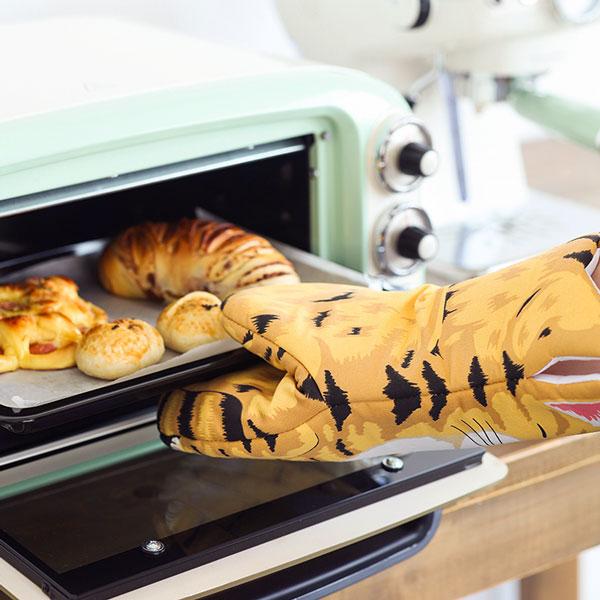 Cat Paws Cotton Oven Mitts with Thermal Insulation