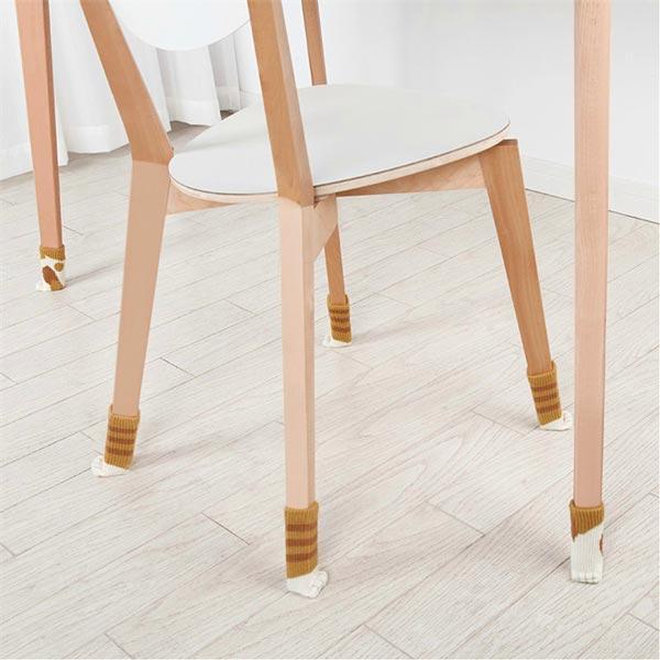 Cat Paw Chair Leg Covers - Noise Reducing Furniture Socks