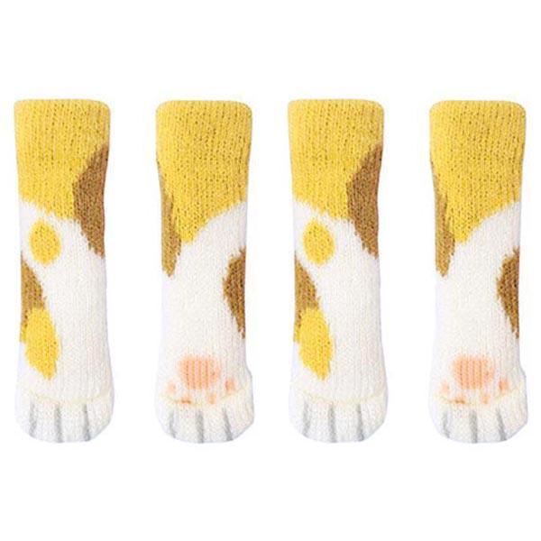 Cat Paw Chair Leg Covers - Noise Reducing Furniture Socks