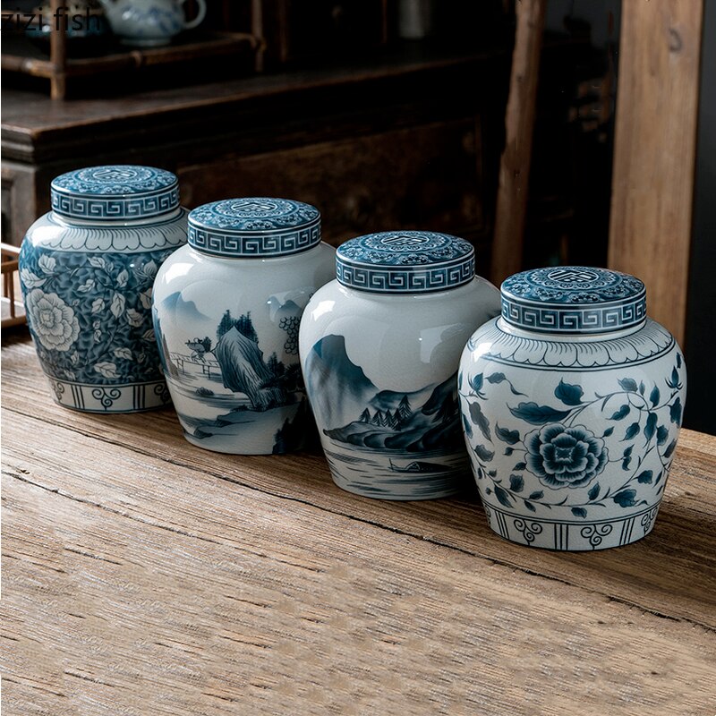 Ceramic Airtight Tea Storage Container with Moisture Protection