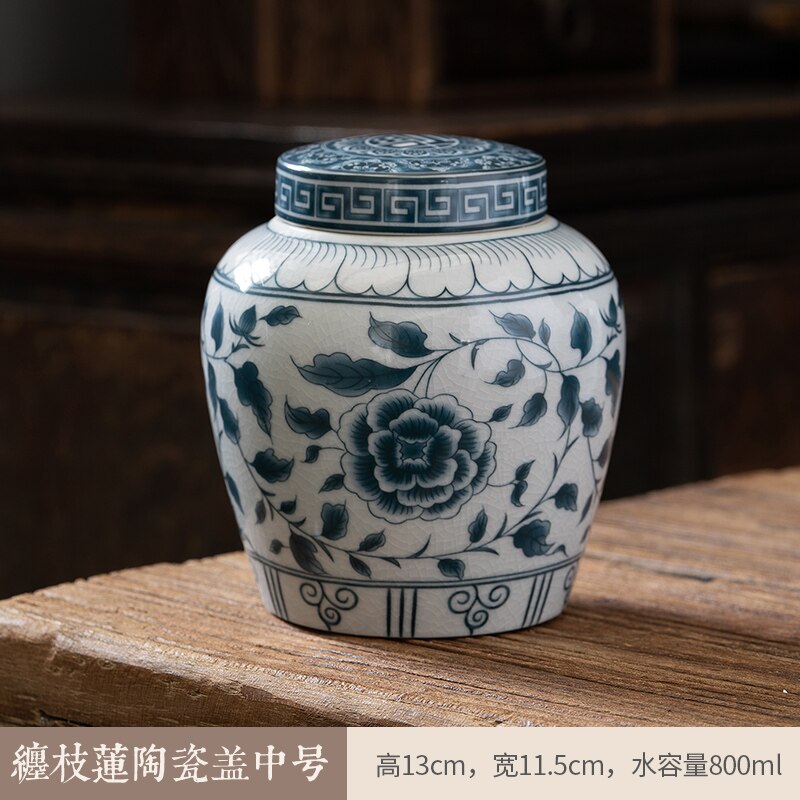 Ceramic Airtight Tea Storage Container with Moisture Protection