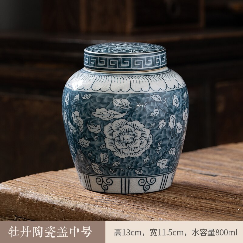 Ceramic Airtight Tea Storage Container with Moisture Protection