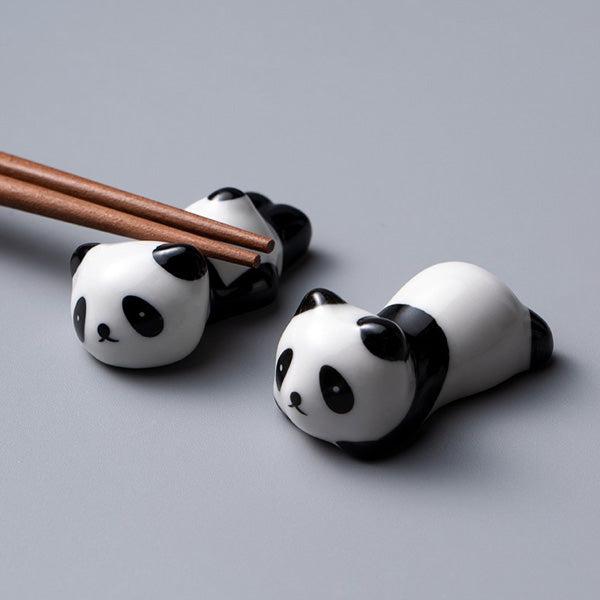 Ceramic Panda Chopstick Holder in Cute Poses