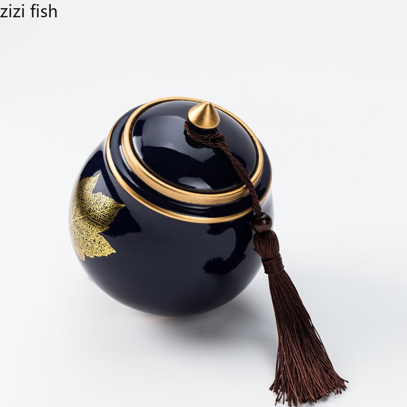 Ceramic Moisture-Proof Teapot Storage Container
