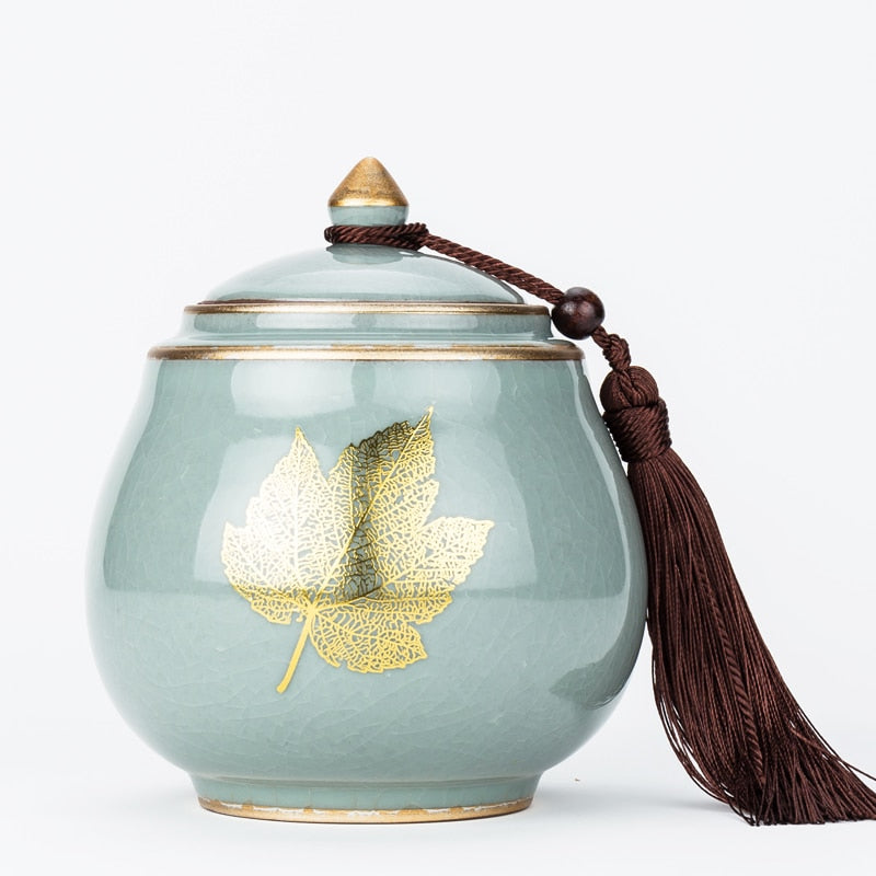 Ceramic Moisture-Proof Teapot Storage Container