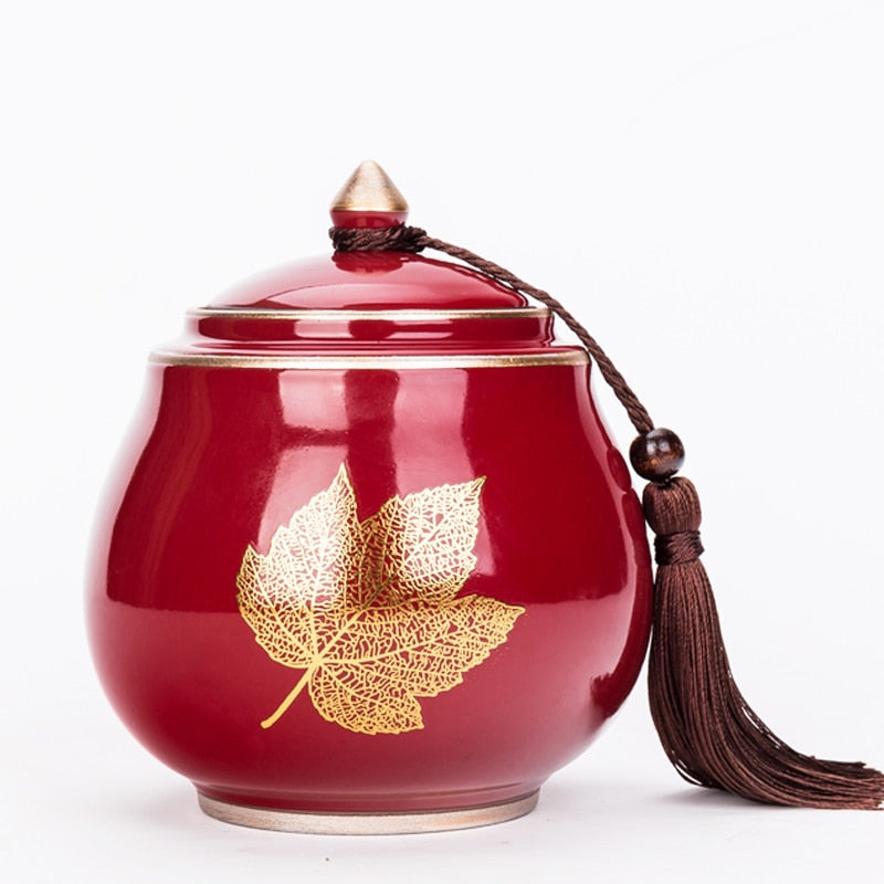 Ceramic Moisture-Proof Teapot Storage Container