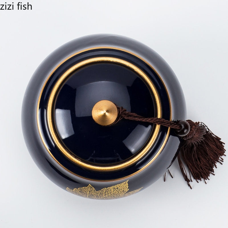 Ceramic Moisture-Proof Teapot Storage Container