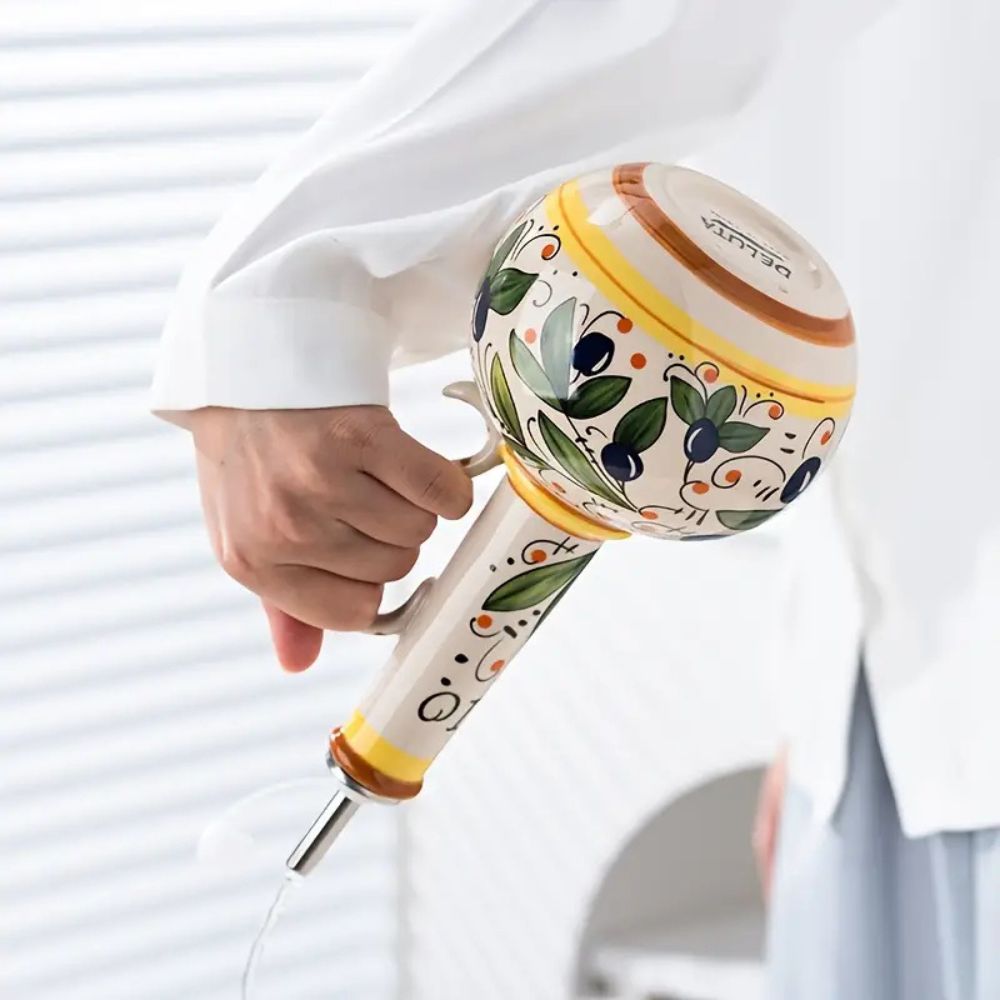 Hand-Painted Ceramic Oil Drizzle Dispenser