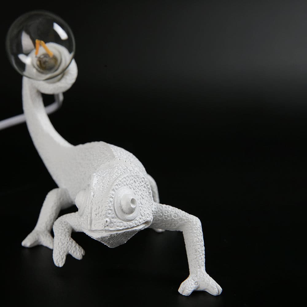 Chameleon Accent Resin Table Lamp with Soft Illumination