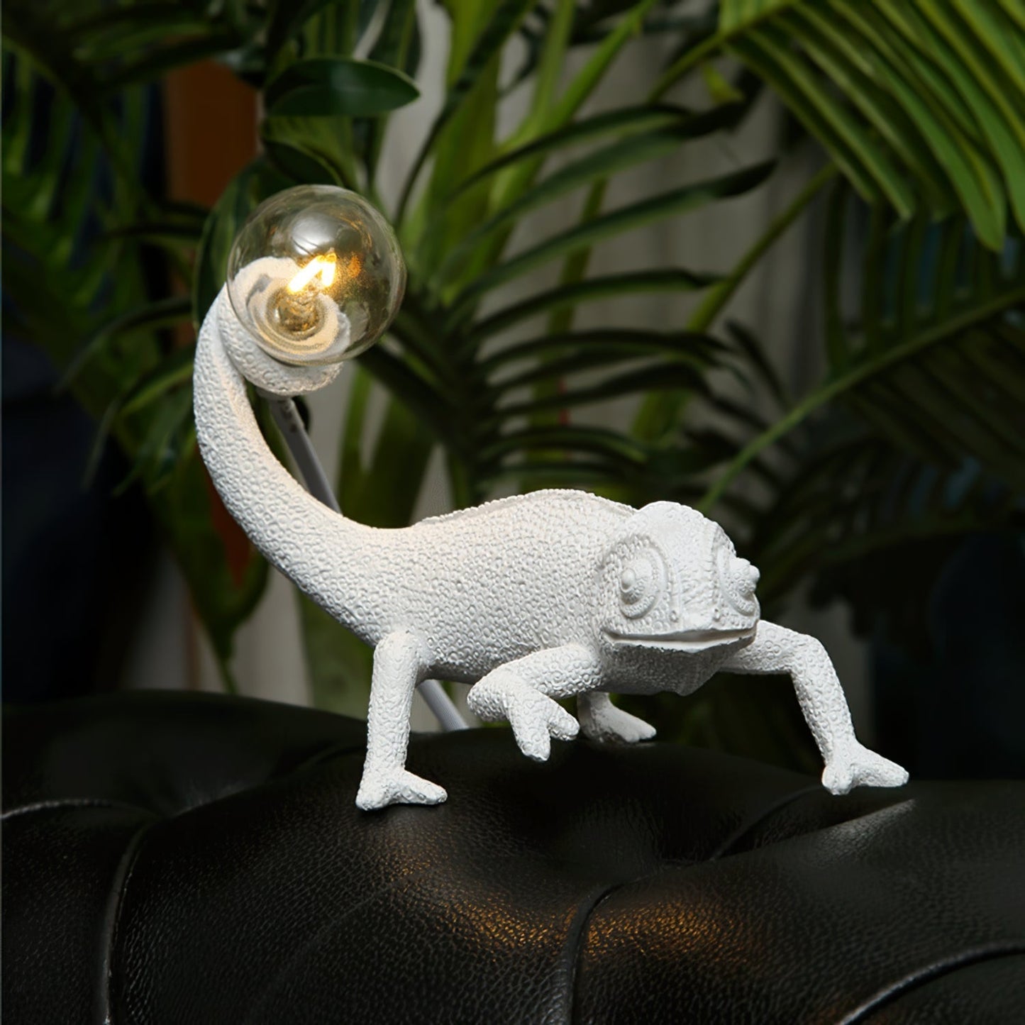 Chameleon Accent Resin Table Lamp with Soft Illumination