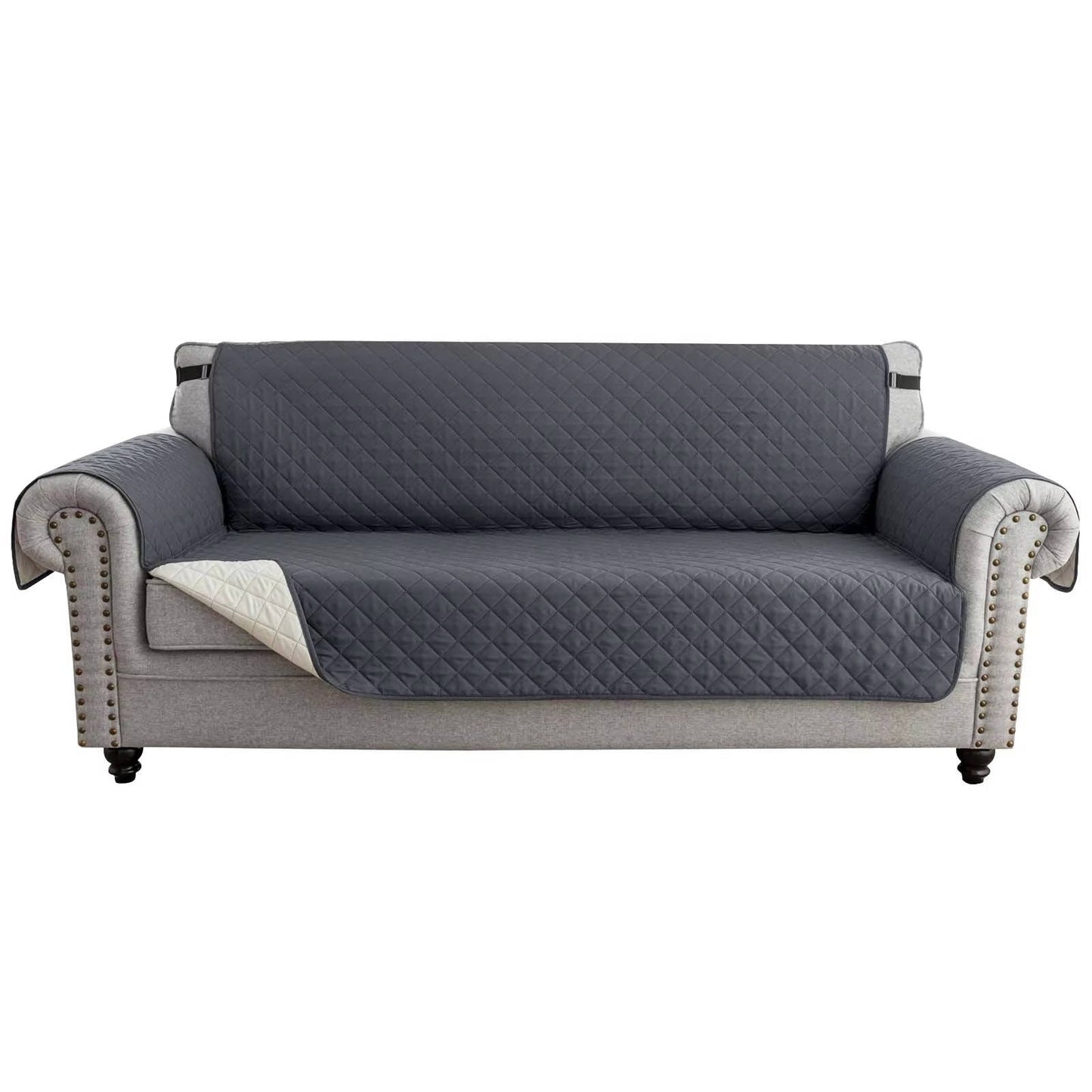 Reversible Water Resistant Sofa Cover for 3 Cushion Couch