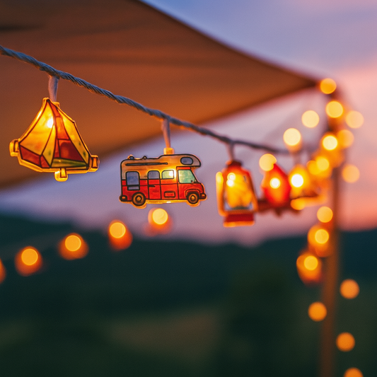 LED Mood Lighting Garland with Camping Themes
