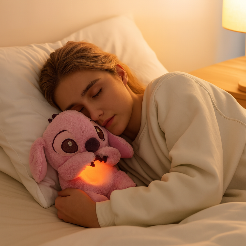 Breathing Sleep Companion Plush with Soothing Sounds and Night Light