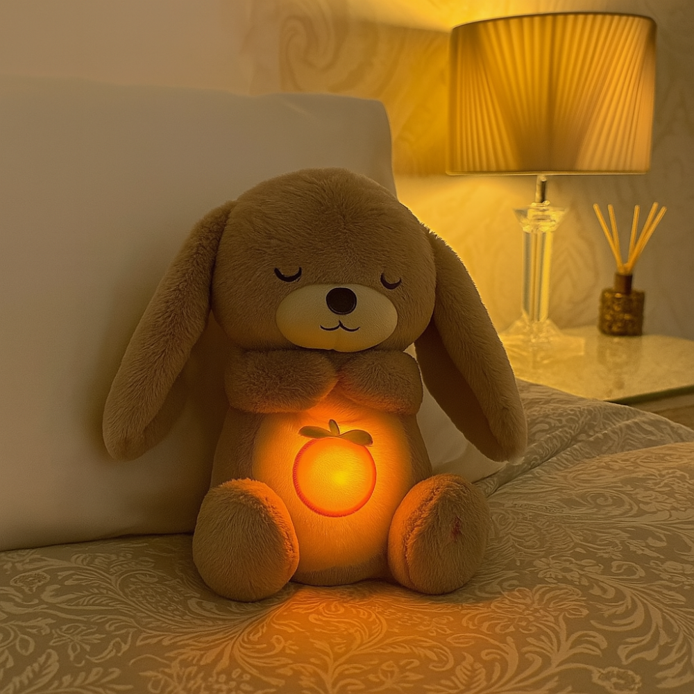 Breathing Sleep Companion Plush with Soothing Sounds and Night Light