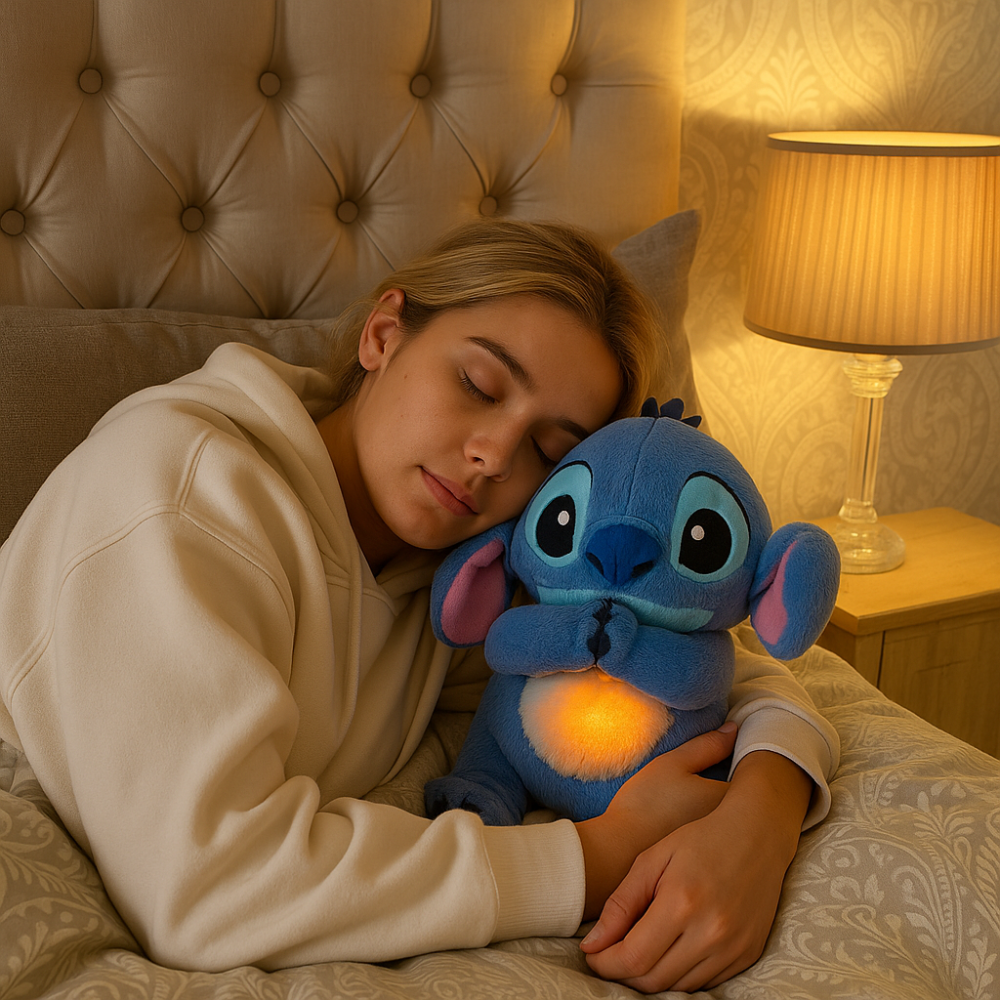 Breathing Sleep Companion Plush with Soothing Sounds and Night Light