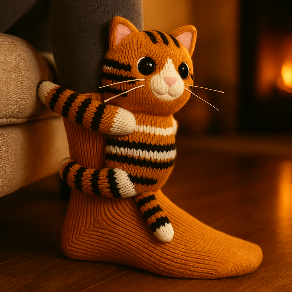 Plush Sloth Non-Slip Winter Slipper Socks