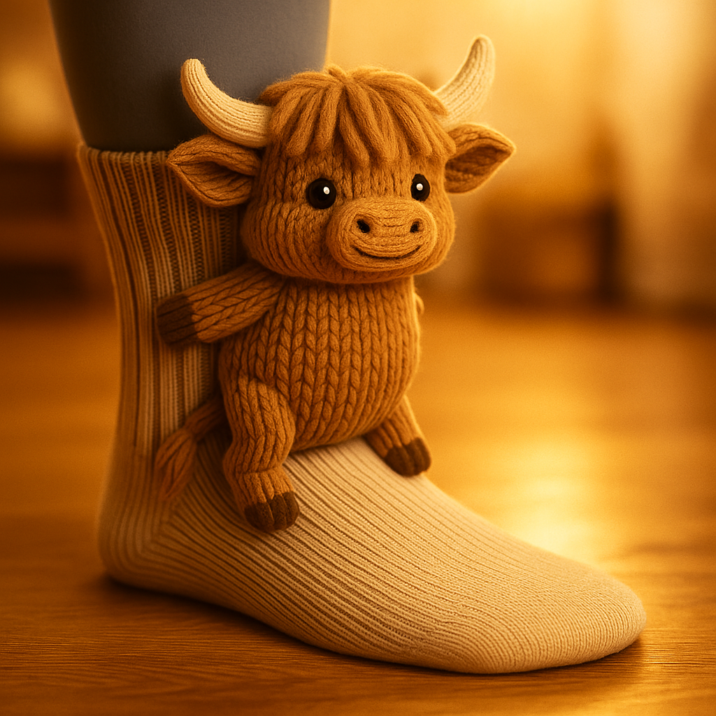 Plush Sloth Non-Slip Winter Slipper Socks