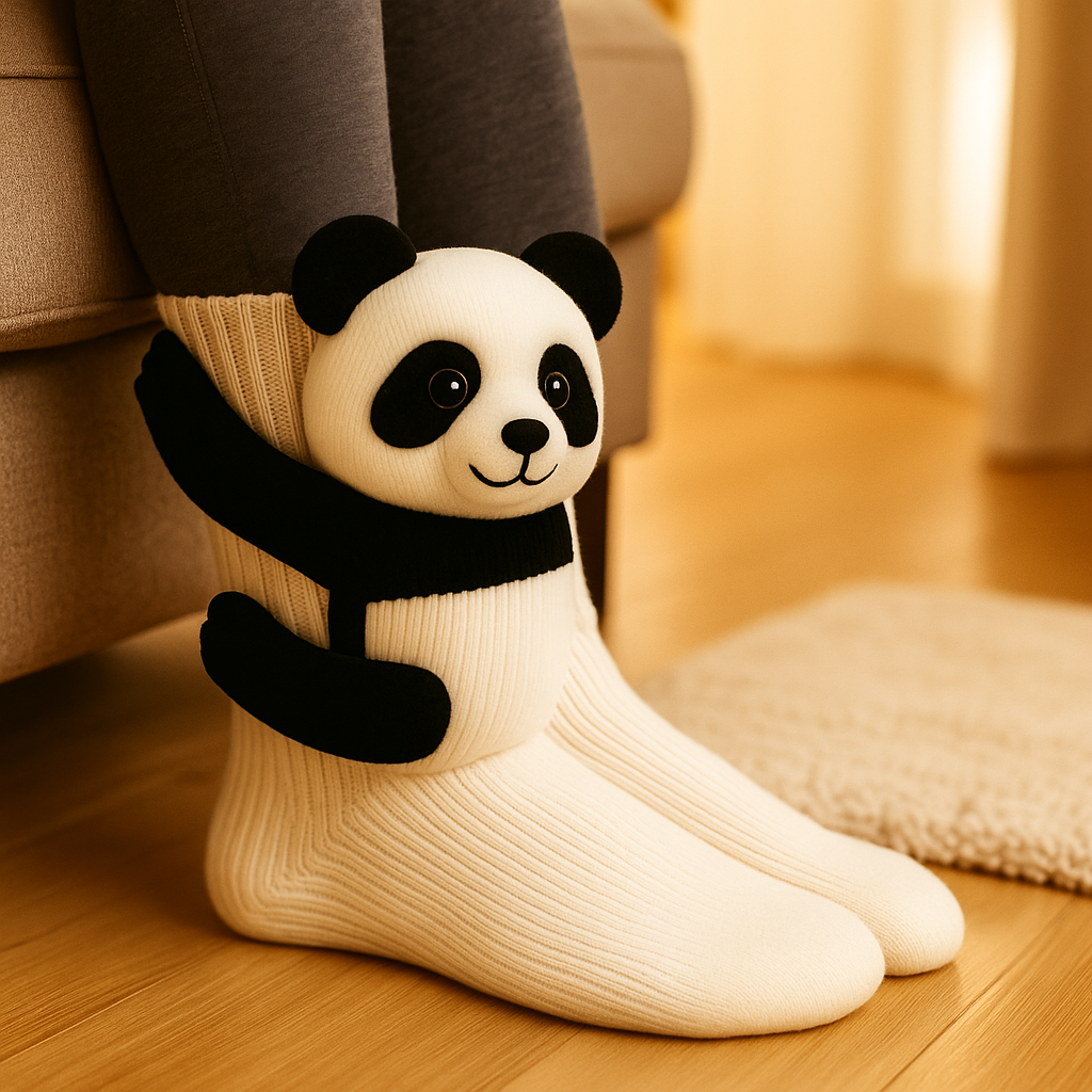 Plush Sloth Non-Slip Winter Slipper Socks