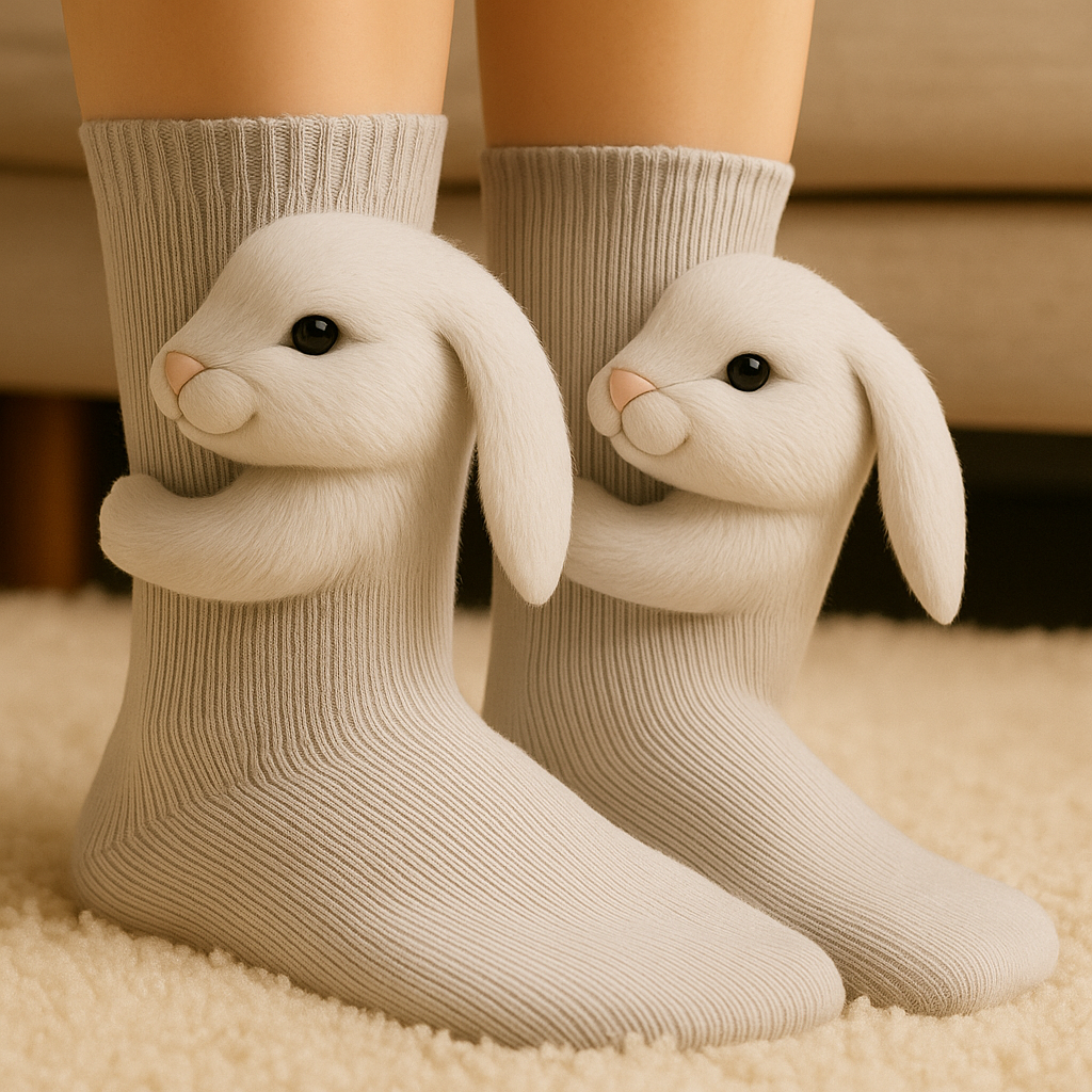 Plush Sloth Non-Slip Winter Slipper Socks