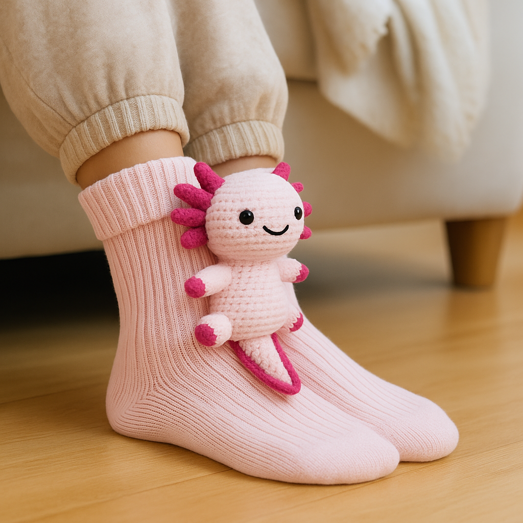 Plush Sloth Non-Slip Winter Slipper Socks