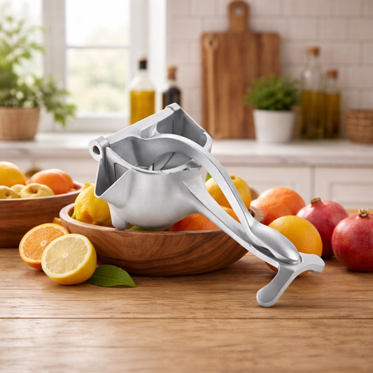 Manual Aluminum Citrus Juicer with Strong Lever for Maximum Juice Extraction