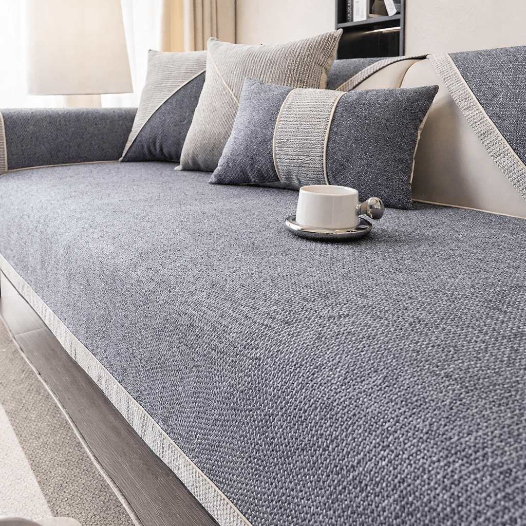Non-Slip Cotton-Linen Sofa Cover for All Seasons