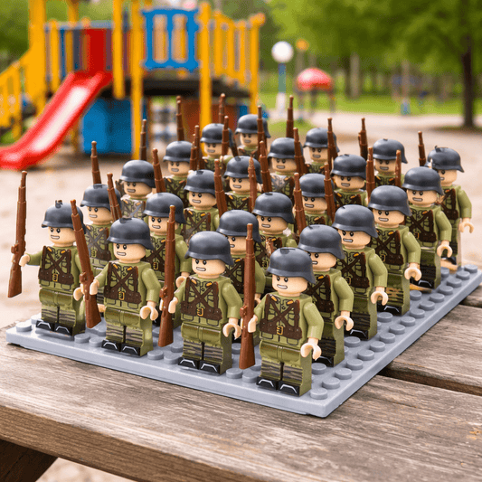 21-Piece International Figure Building Set for Kids and Collectors