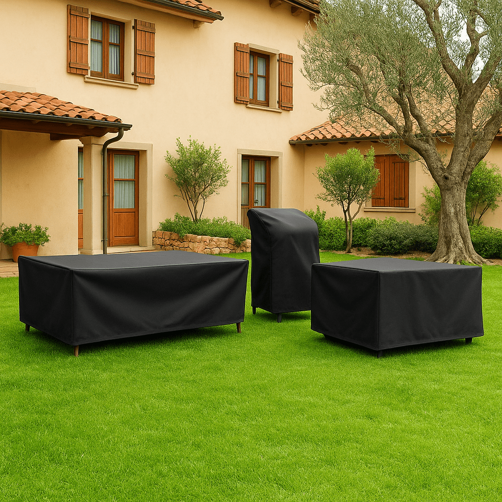 Weather-Resistant Garden Furniture Cover - UV-Resistant Polyester Protection