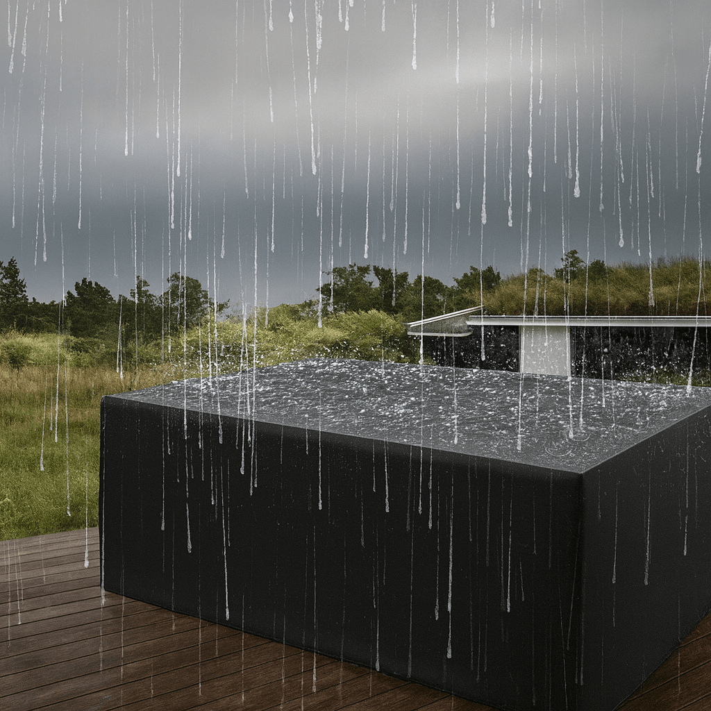 Weather-Resistant Garden Furniture Cover - UV-Resistant Polyester Protection