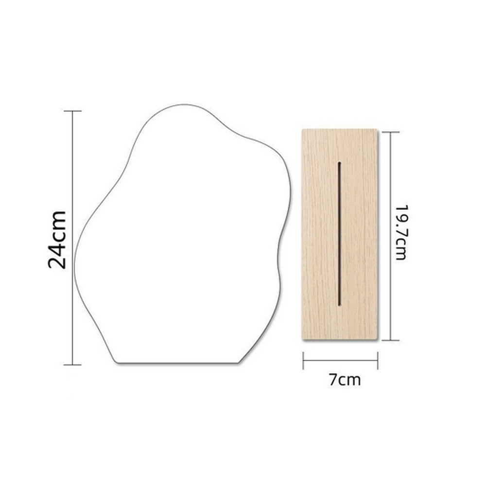 Adjustable Acrylic Makeup Mirror with Modern Design