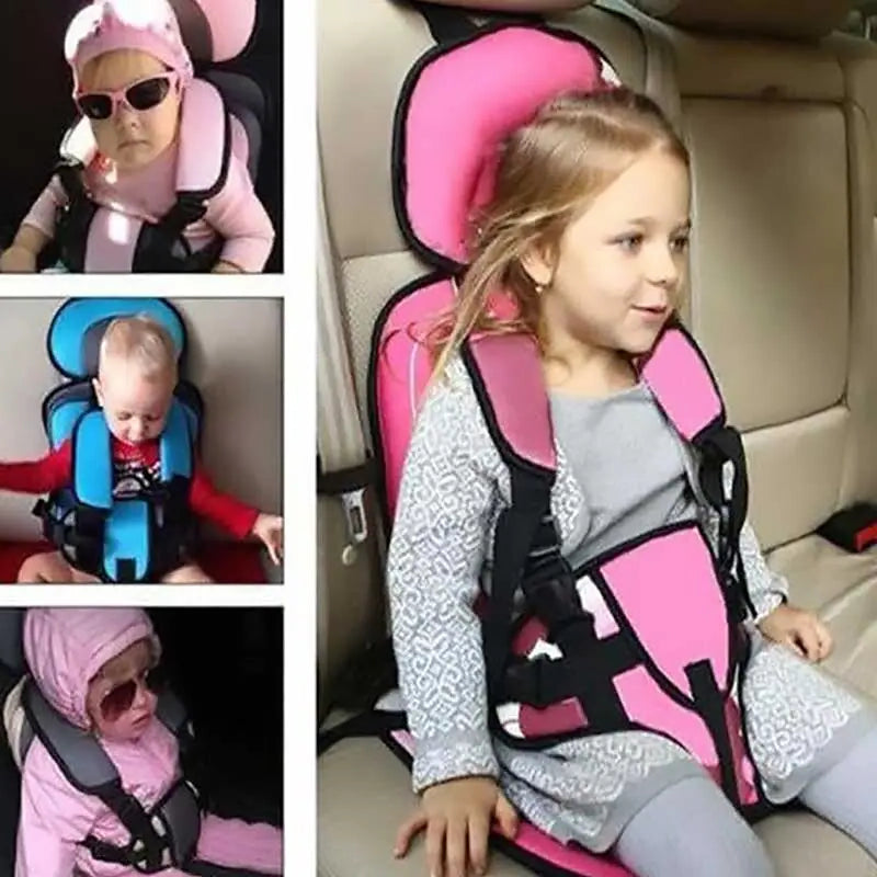 Child Safety Car Cushion Seat with Adjustable Straps
