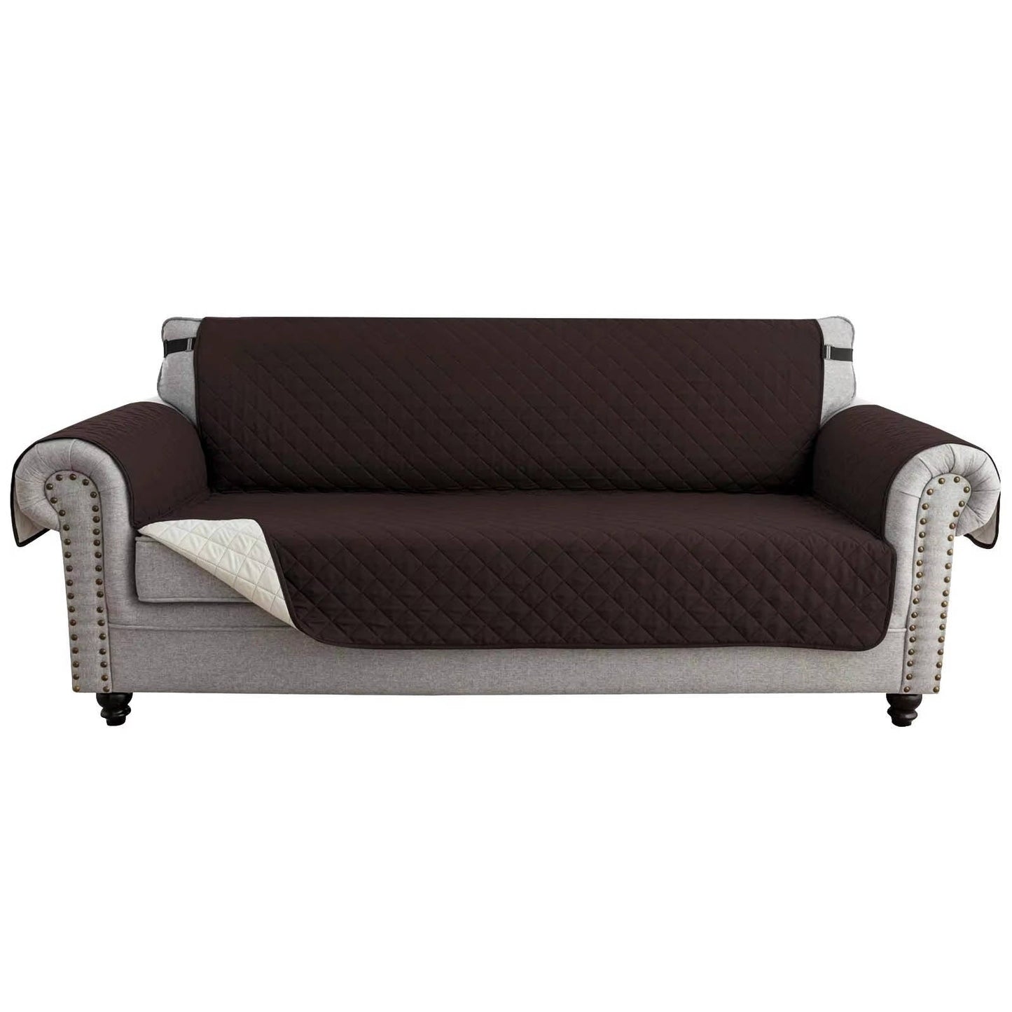 Reversible Water Resistant Sofa Cover for 3 Cushion Couch