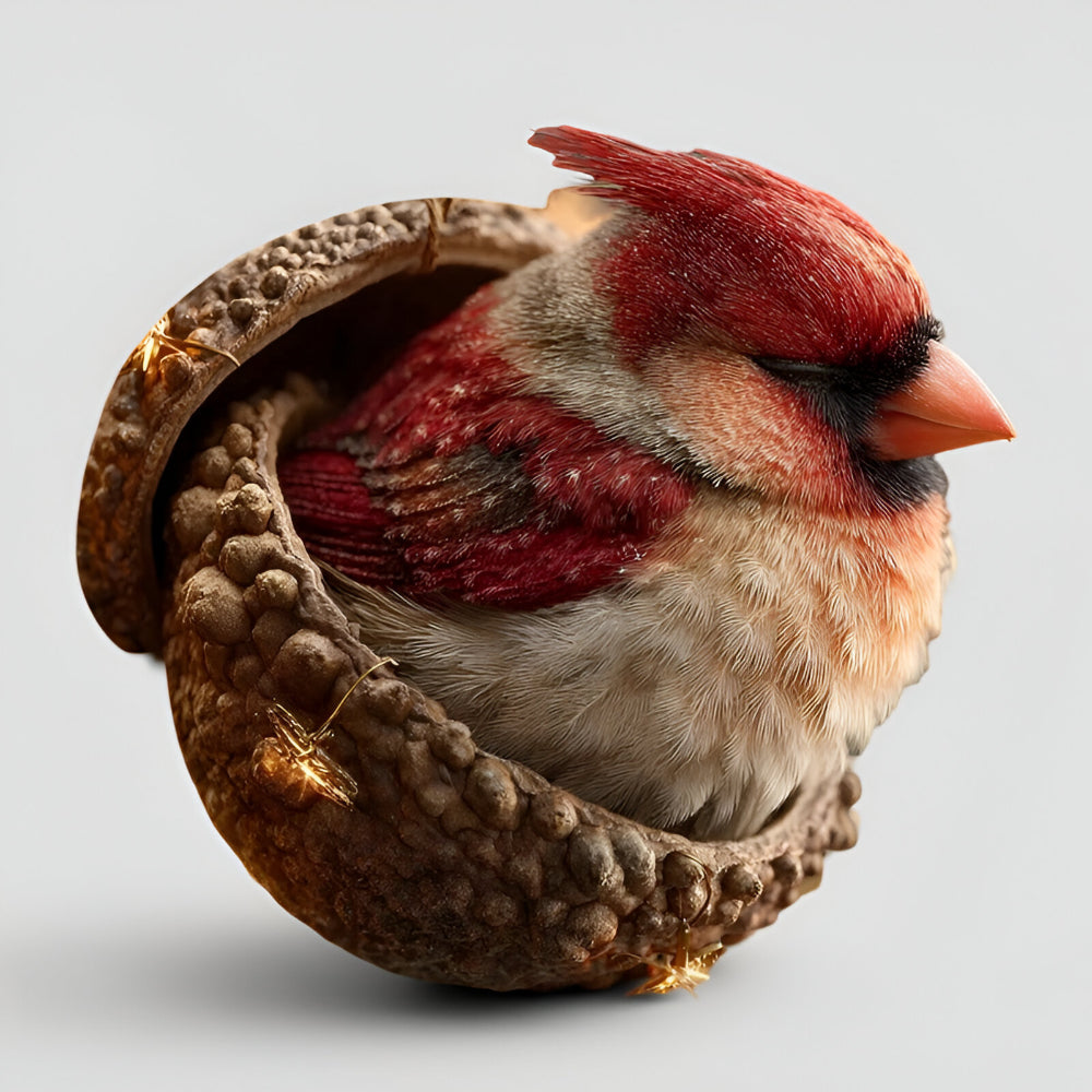 Woodland Animal Acorn Christmas Ornaments