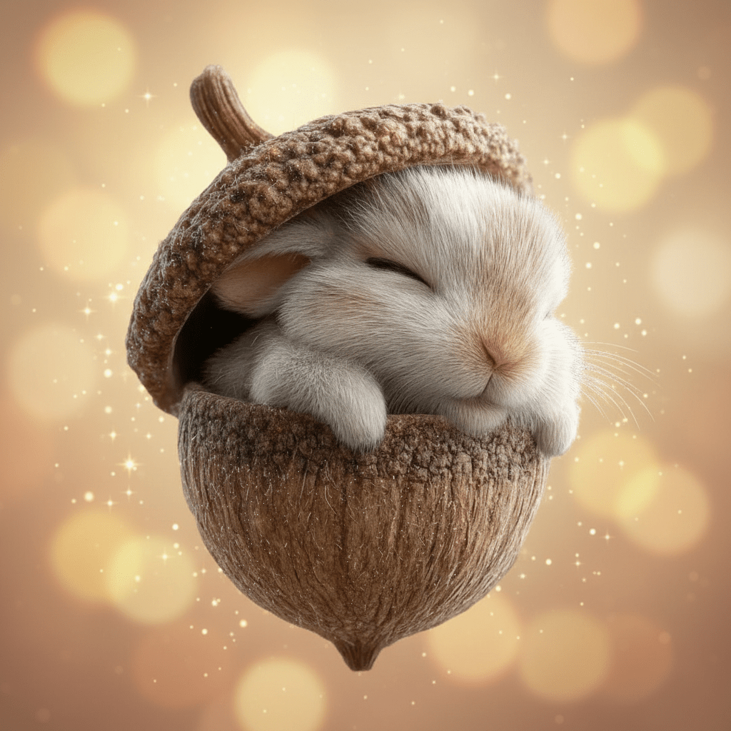 Handcrafted Woodland Animal Acorn Christmas Ornaments