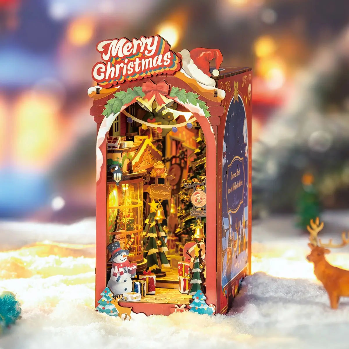 LED Christmas Street Light Kit - Tool-Free, Gift-Ready