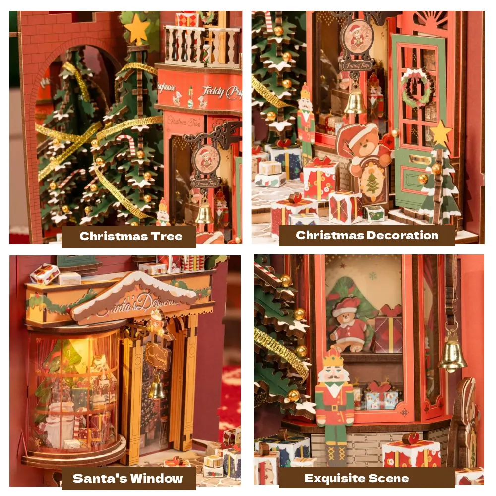 LED Christmas Street Light Kit - Tool-Free, Gift-Ready