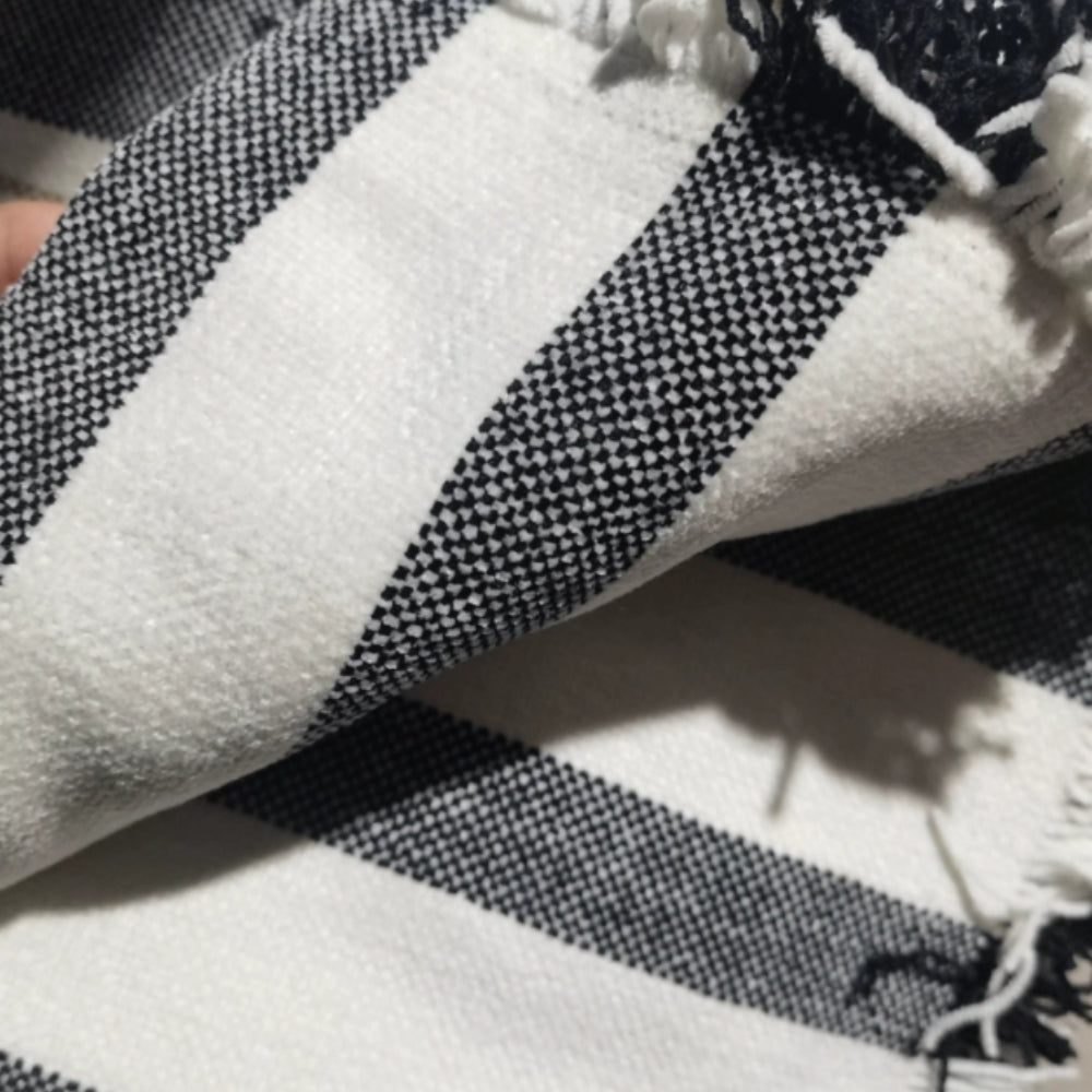 Classic Striped Chenille Sofa Cover
