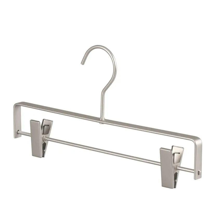 Metal Non-Slip Hangers for Pants and Skirts - Space-Saving Design