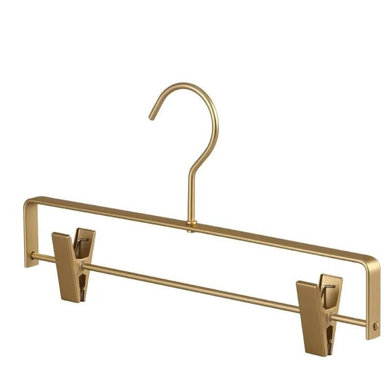 Metal Non-Slip Hangers for Pants and Skirts - Space-Saving Design