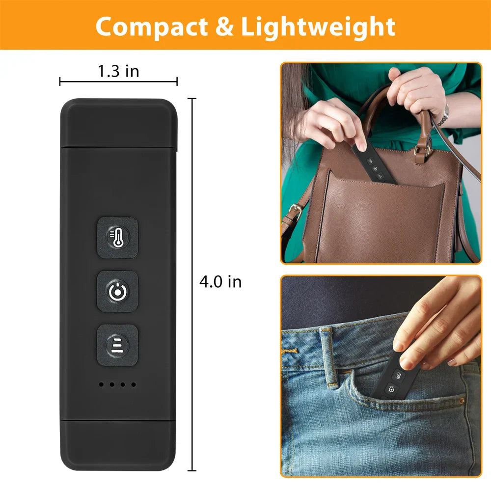 USB Rechargeable Clip-On Book Light with Timer and Adjustable Brightness