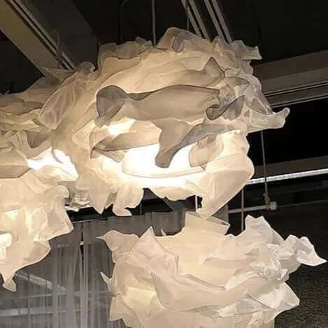 Cloud-Inspired DIY Paper Lampshade up to 27.5 Inches Wide
