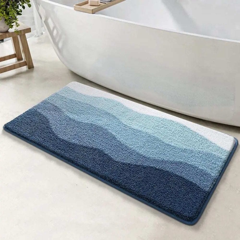Coastal Wave Non-Slip Bath Mat
